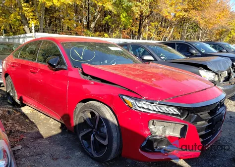 2022 Honda Accord Sport из США, поврежденный, VIN 1HGCV1F34NA058217